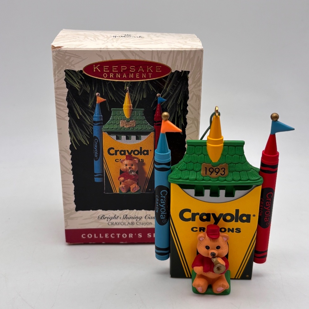 Hallmark Keepsake Crayola Crayons Bright Shining Castle Christmas Ornament